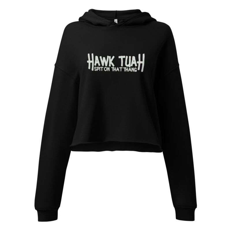 Hawk Tuah Crop Hoodie