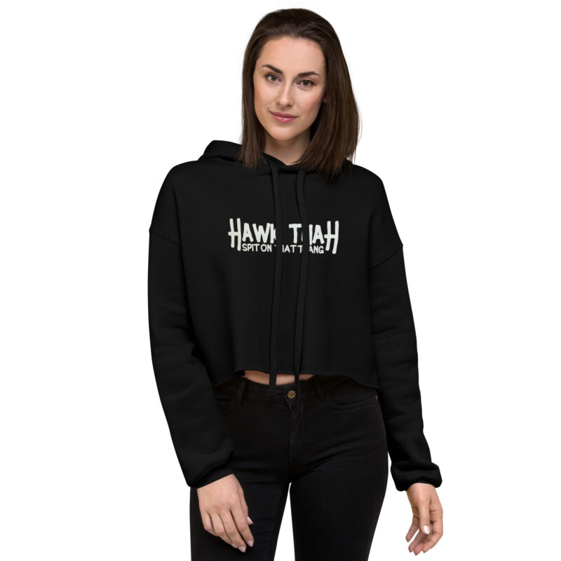 Hawk Tuah Crop Hoodie - Image 5