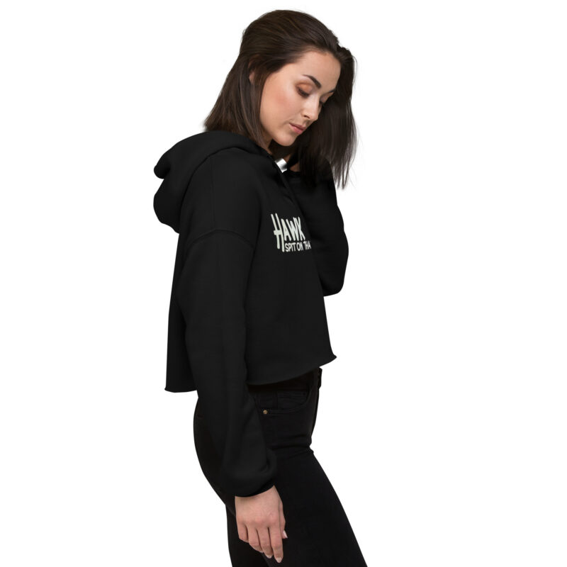 Hawk Tuah Crop Hoodie - Image 4